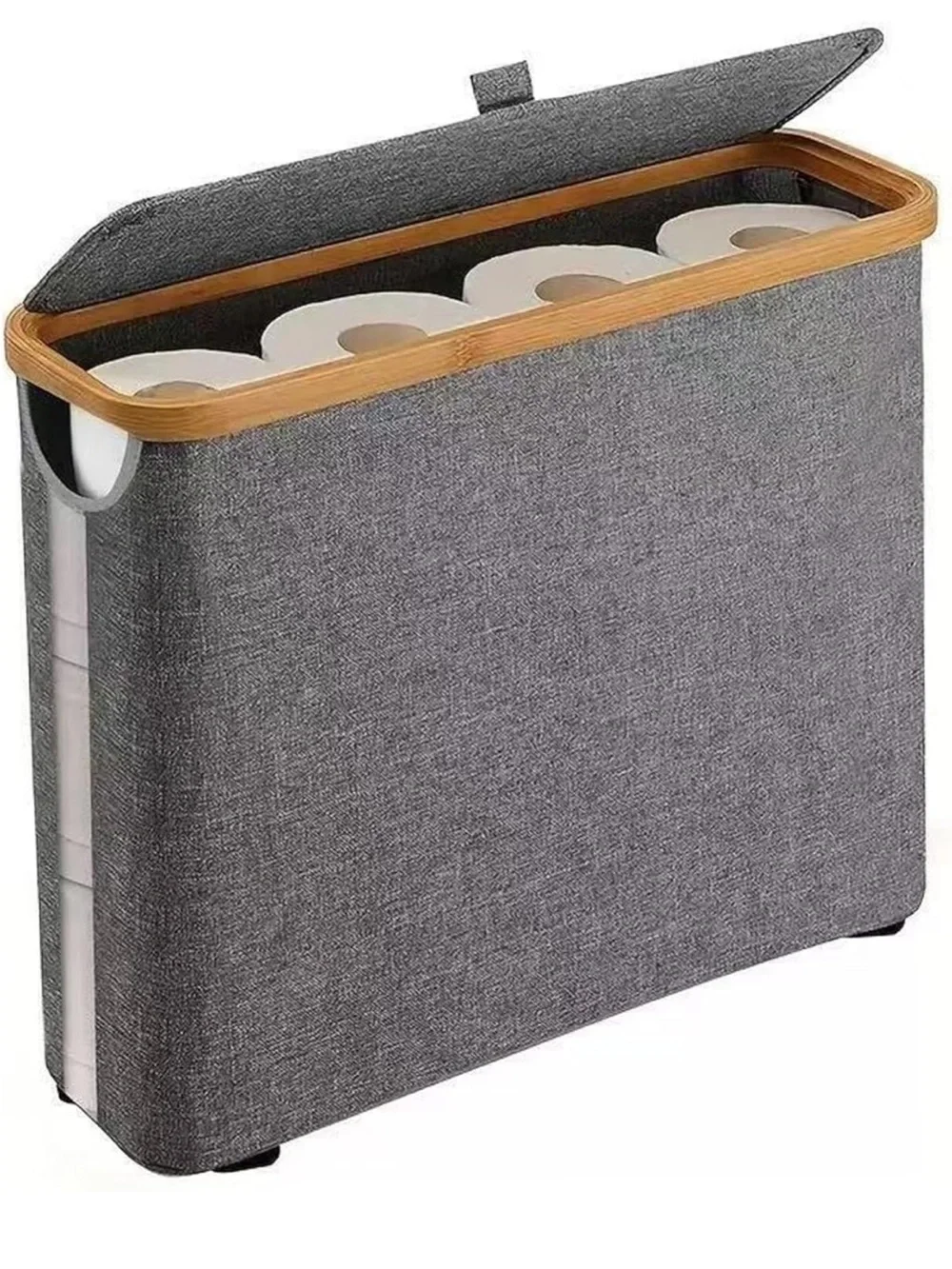 NWOT Toilet Paper Storage w Lid 17.7x13.8x5.9in Waterproof Paper Towel Storage